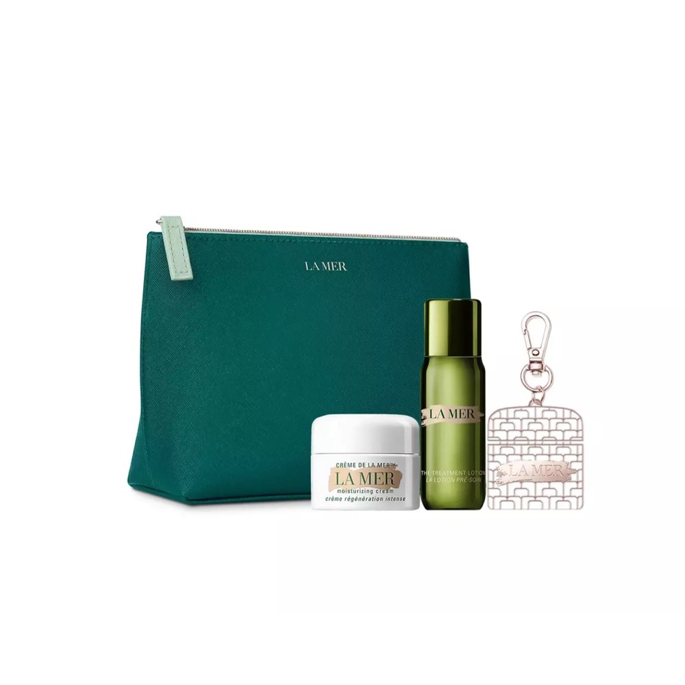 La Mer Skincare Set with Teal Pouch